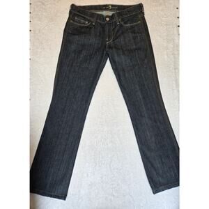 7 For All Mankind Colette Jeans Womens 27 Denim Straight Leg NWOT
